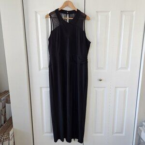 Emma & Michele Black Sleeveless Maxi Dress